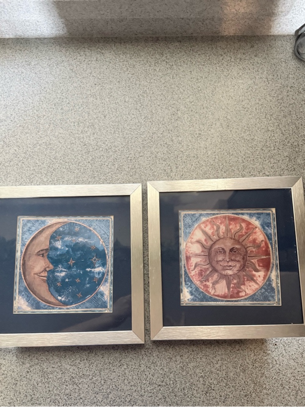 Vintage moon and sun pictures‘1990